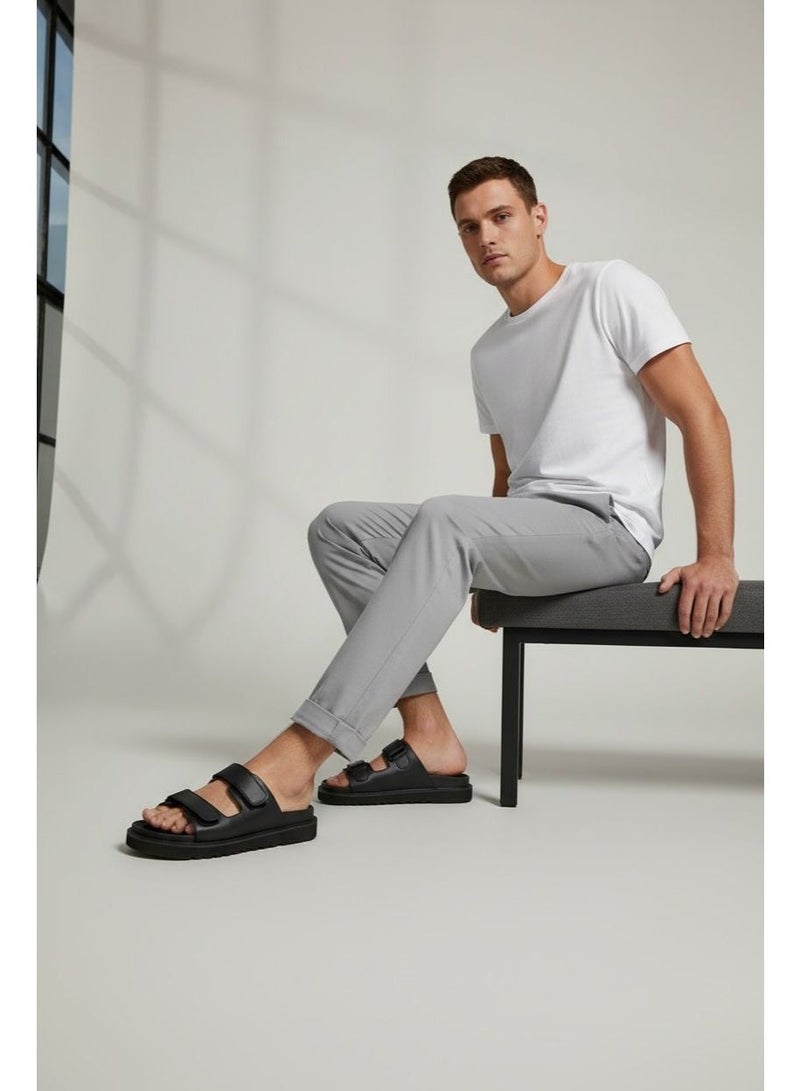 HIGH LINE STORE High Line Men’s slipper– Lightweight EVA Sole – All-Day Comfort – Black - Image 3